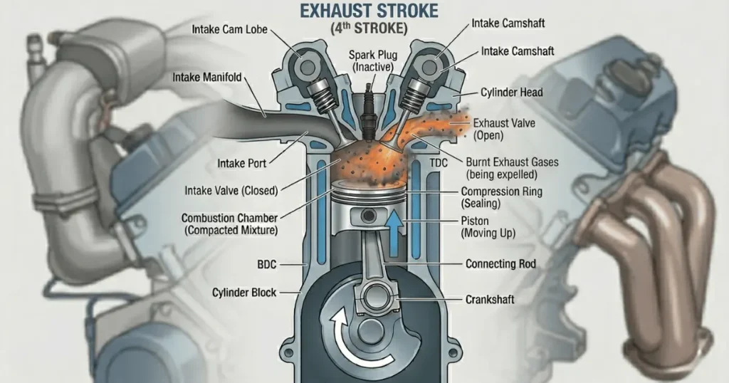 exhaust stroke